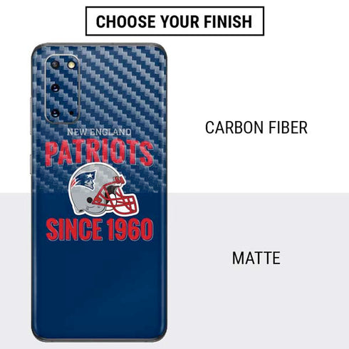 NFL New England Patriots Helmet Galaxy S20 Skin