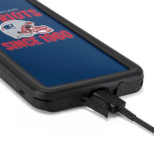 NFL New England Patriots Helmet Galaxy S20 Waterproof Case
