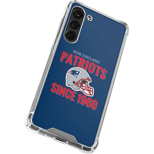 NFL New England Patriots Helmet Galaxy S24 FE Clear Case
