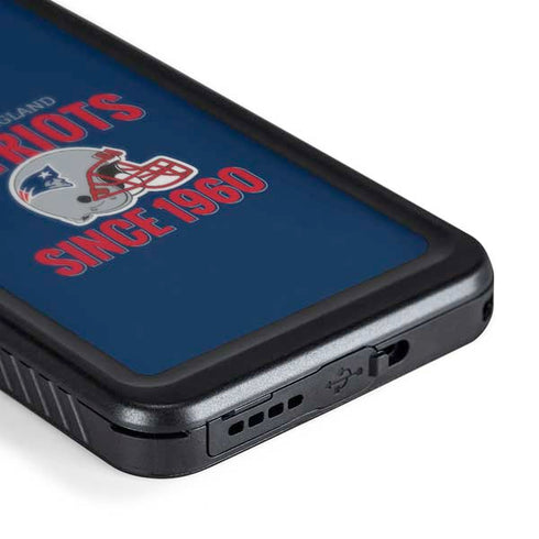 NFL New England Patriots Helmet Galaxy S24 Waterproof Case