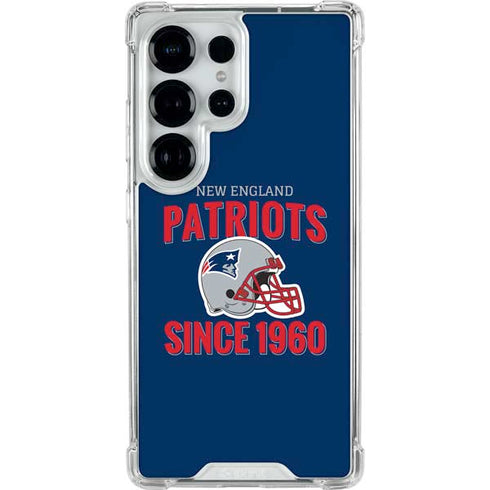NFL New England Patriots Helmet Galaxy S25 Ultra Clear Case
