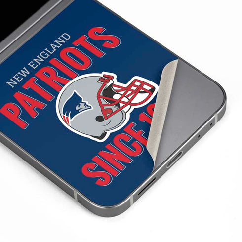 NFL New England Patriots Helmet Galaxy Z Flip6 Skin