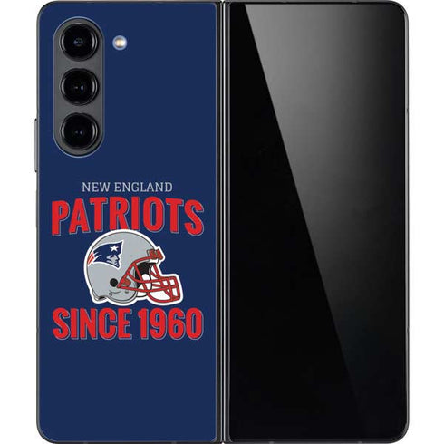 NFL New England Patriots Helmet Galaxy Z Fold5 5G Skin