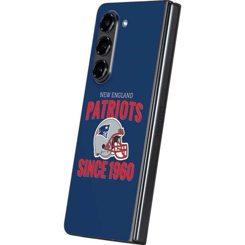 NFL New England Patriots Helmet Galaxy Z Fold5 5G Skin