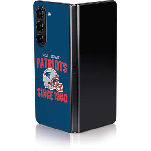 NFL New England Patriots Helmet Galaxy Z Fold5 5G Skin