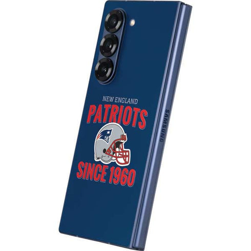 NFL New England Patriots Helmet Galaxy Z Fold6 Skin