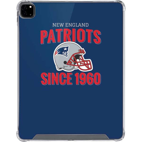 NFL New England Patriots Helmet iPad Pro 12.9in (2020) Clear Case