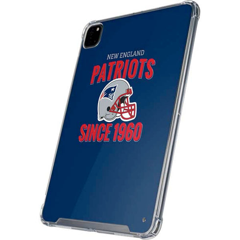 NFL New England Patriots Helmet iPad Pro 12.9in (2020) Clear Case