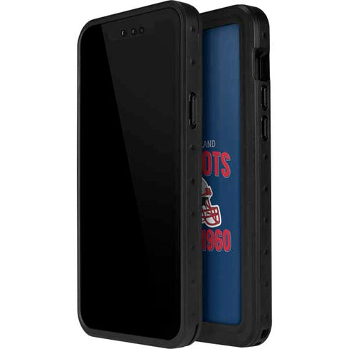 NFL New England Patriots Helmet iPhone 15 Plus Waterproof Case