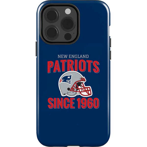 NFL New England Patriots Helmet iPhone 15 Pro Impact Case
