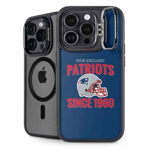 NFL New England Patriots Helmet iPhone 15 Pro Max Kickstand Case