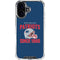 NFL New England Patriots Helmet iPhone 16 Clear Case