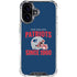 NFL New England Patriots Helmet iPhone 16 Clear Case