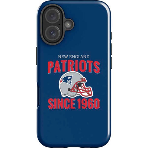 NFL New England Patriots Helmet iPhone 16 Impact Case