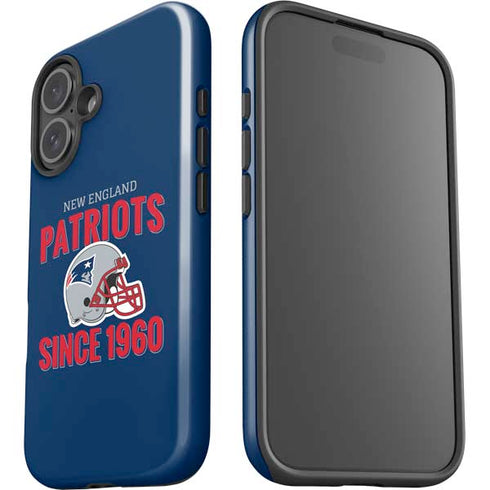 NFL New England Patriots Helmet iPhone 16 Impact Case