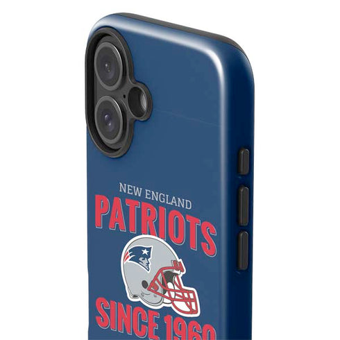 NFL New England Patriots Helmet iPhone 16 Plus Impact Case