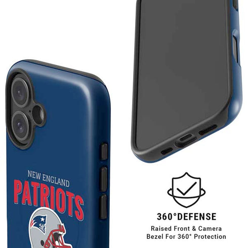 NFL New England Patriots Helmet iPhone 16 Plus Magsafe Impact Case