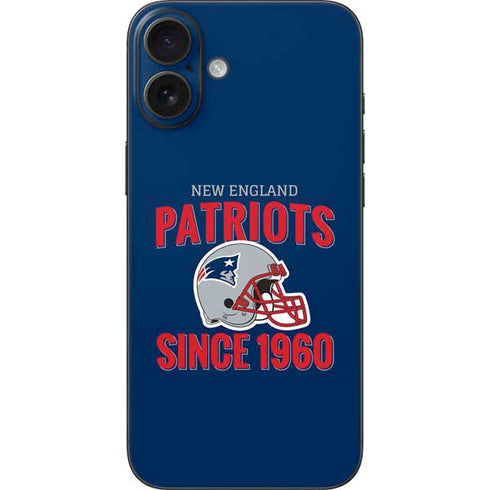 NFL New England Patriots Helmet iPhone 16 Plus Skin