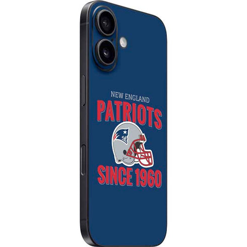 NFL New England Patriots Helmet iPhone 16 Plus Skin