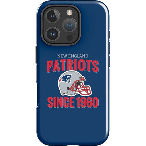 NFL New England Patriots Helmet iPhone 16 Pro Impact Case