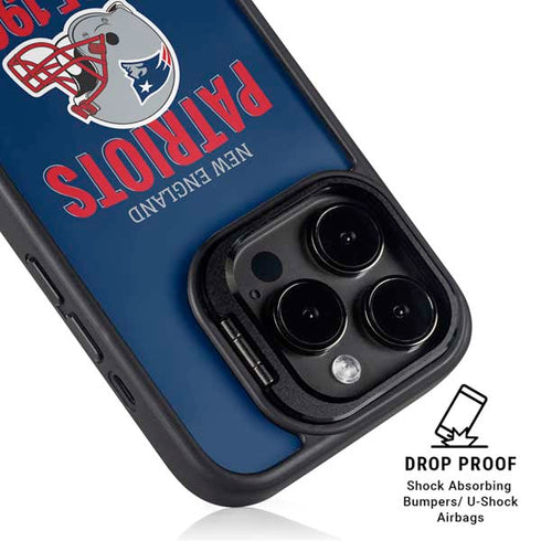 NFL New England Patriots Helmet iPhone 16 Pro Kickstand Case
