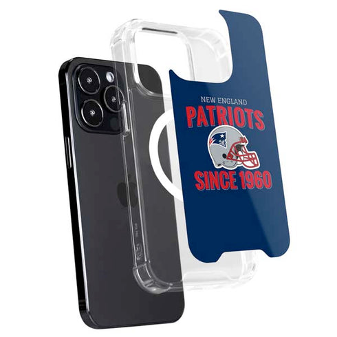 NFL New England Patriots Helmet iPhone 16 Pro Max MagSafe Case