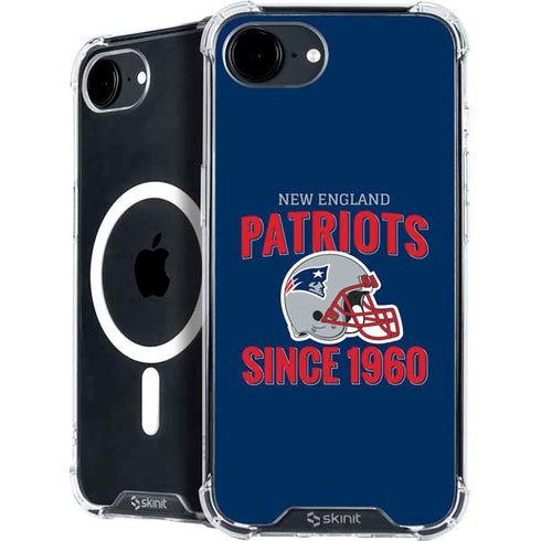 NFL New England Patriots Helmet iPhone 16e MagSafe Case
