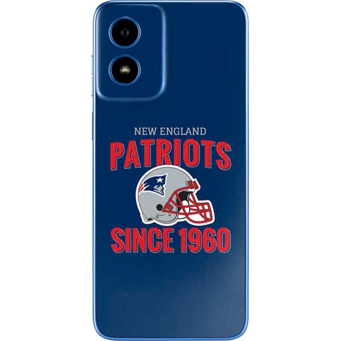 NFL New England Patriots Helmet Moto G Play 4G (2024) Skin