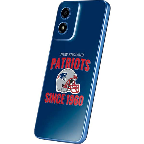 NFL New England Patriots Helmet Moto G Play 4G (2024) Skin