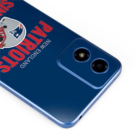 NFL New England Patriots Helmet Moto G Play 4G (2024) Skin