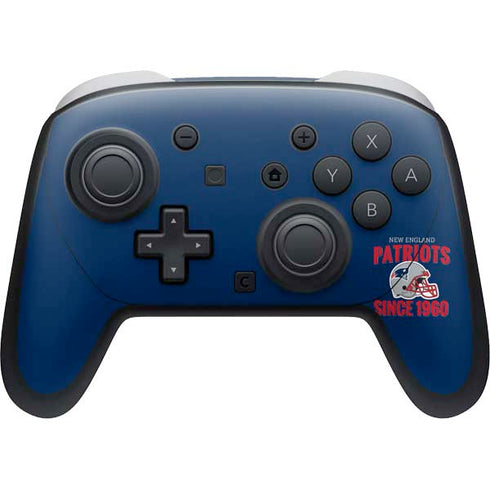 NFL New England Patriots Helmet Nintendo Switch 2 (2025) Pro Controller Skin