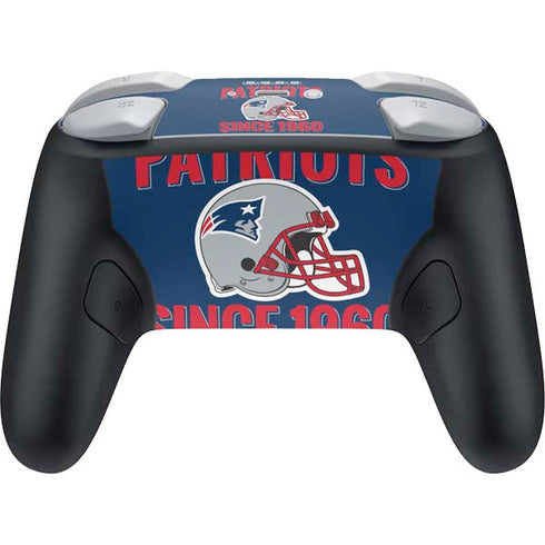 NFL New England Patriots Helmet Nintendo Switch 2 (2025) Pro Controller Skin