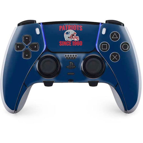 NFL New England Patriots Helmet PS5 DualSense Edge Pro Controller Skin