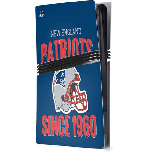 NFL New England Patriots Helmet PS5 Pro Console Skin