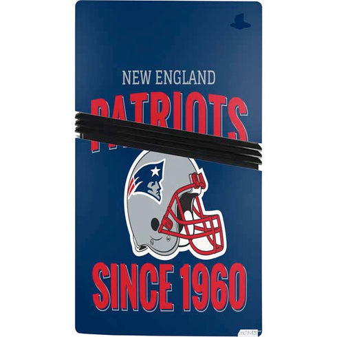NFL New England Patriots Helmet PS5 Pro Console Skin
