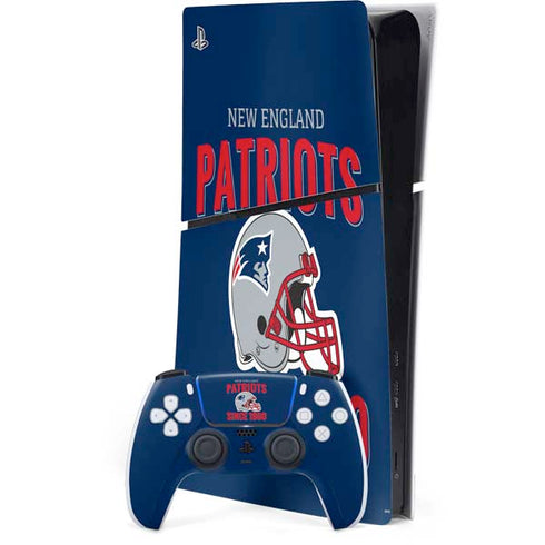 NFL New England Patriots Helmet PlayStation PS5 Skins