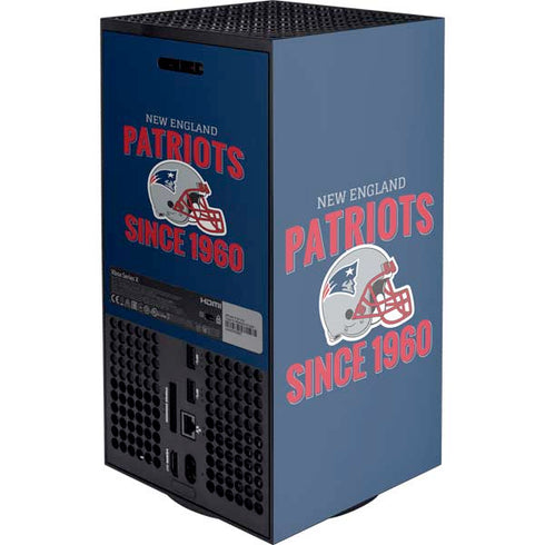 NFL New England Patriots Helmet XBox Series X Digital Edition Console Skin