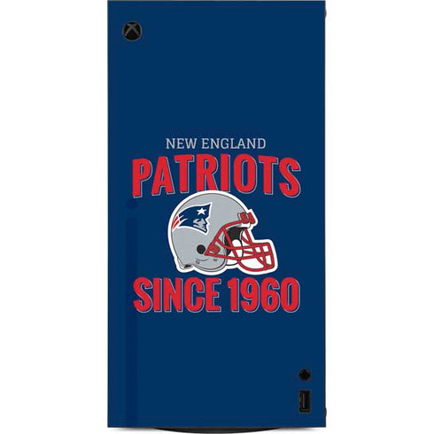 NFL New England Patriots Helmet XBox Series X Digital Edition Console Skin