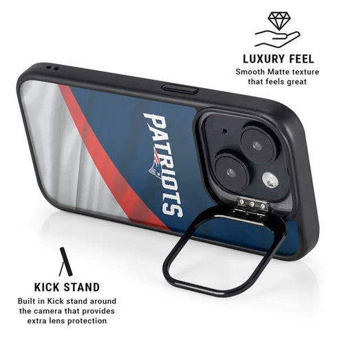 NFL New England Patriots iPhone 15 Kickstand Case