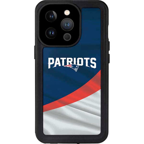 NFL New England Patriots iPhone 15 Pro Waterproof Case