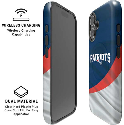 NFL New England Patriots iPhone 16 Plus Magsafe Impact Case