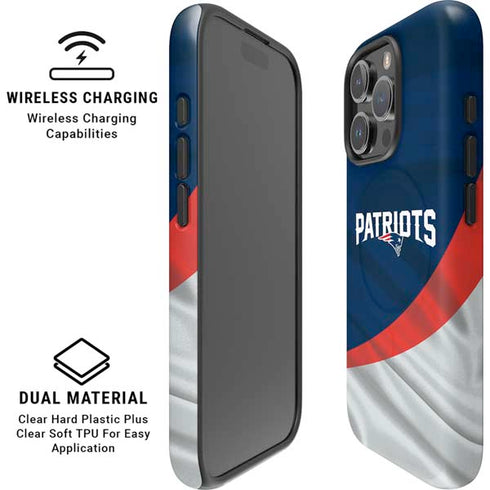 NFL New England Patriots iPhone 16 Pro Magsafe Impact Case