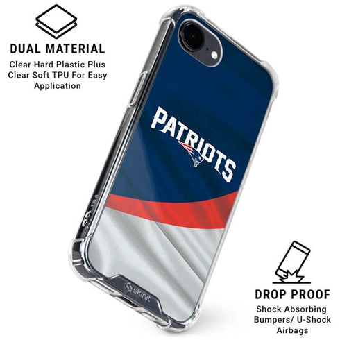 NFL New England Patriots iPhone 16e Clear Case