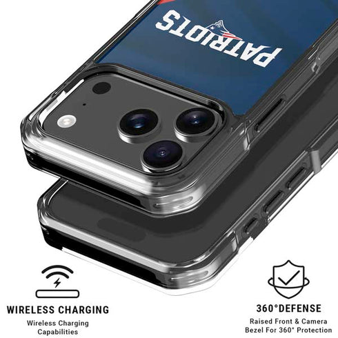 NFL New England Patriots iPhone 18 Pro Clear Case