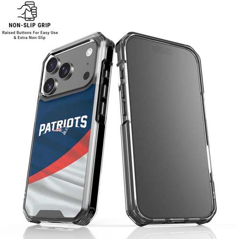 NFL New England Patriots iPhone 18 Pro Clear Case