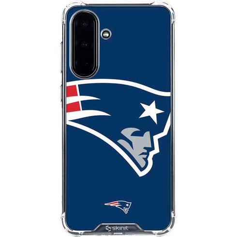 NFL New England Patriots Large Logo Galaxy A36 5G Clear Case