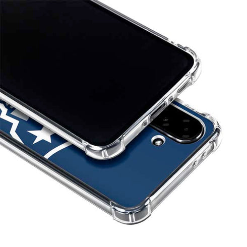 NFL New England Patriots Large Logo Galaxy A36 5G Clear Case
