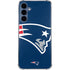 NFL New England Patriots Large Logo Galaxy A55 5G Clear Case