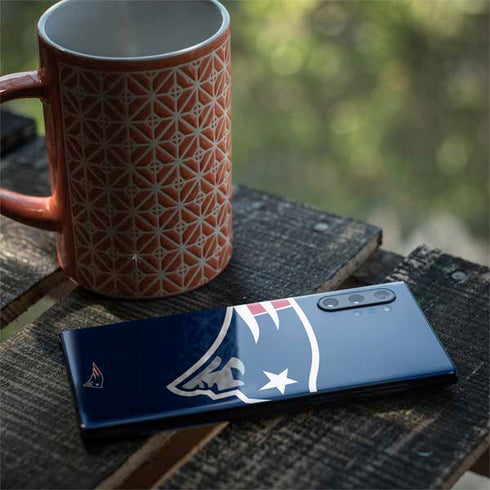 NFL New England Patriots Large Logo Galaxy Note 10 Plus Skin