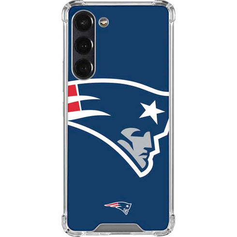 NFL New England Patriots Large Logo Galaxy S24 FE Clear Case